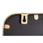 Specchio con cornice in ottone con mensola - Storied Home