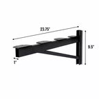 Staffe per mensole fai da te da 2' x 8' - Acciaio resistente, confezione da 3