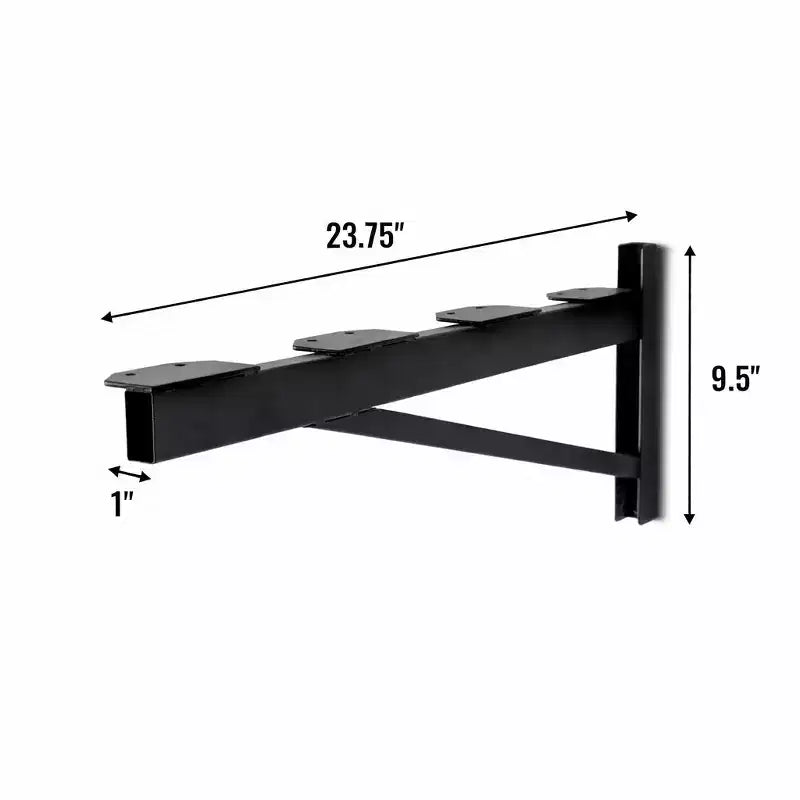 Staffe per mensole fai da te da 2' x 8' - Acciaio resistente, confezione da 3