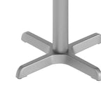 Base a X per tavolo commerciale 22'' x 22'' con colonna alta 3''