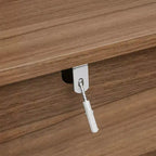 Cassettiera a 5 cassetti per soggiorno, camera da letto e sala da pranzo – Noce