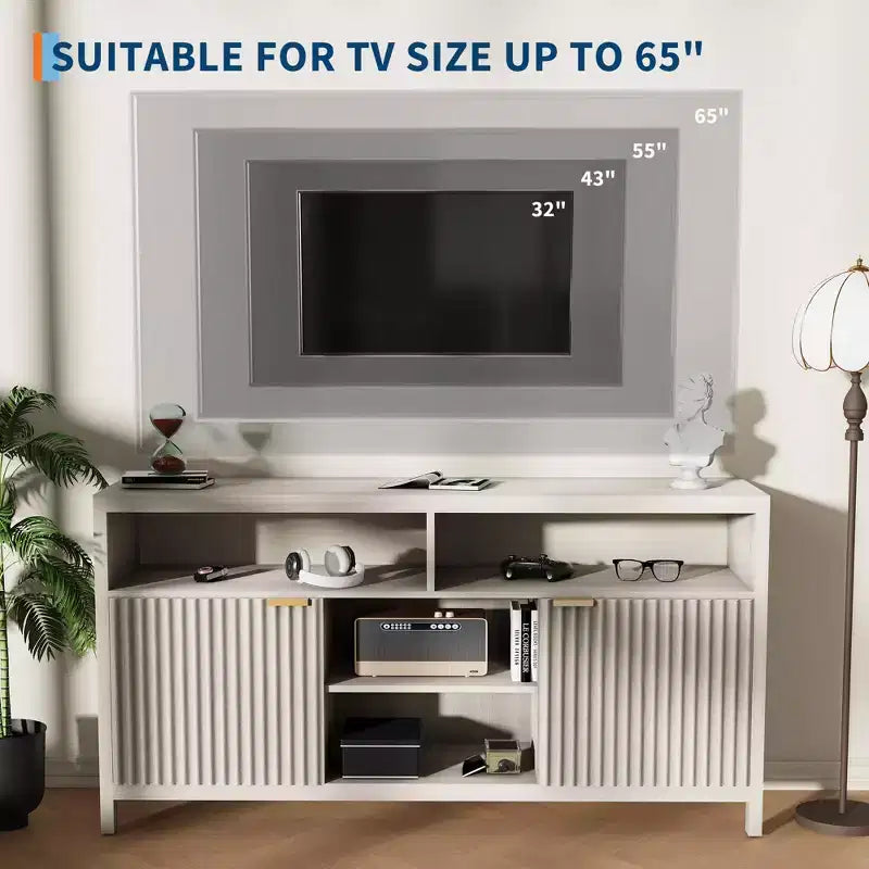 Mobile TV da 150 cm con Contenitore per Soggiorno