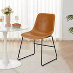 Sedie imbottite da sala da pranzo, set da 4, con schienale alto e braccioli