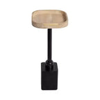 Tavolino da bibita quadrato in legno