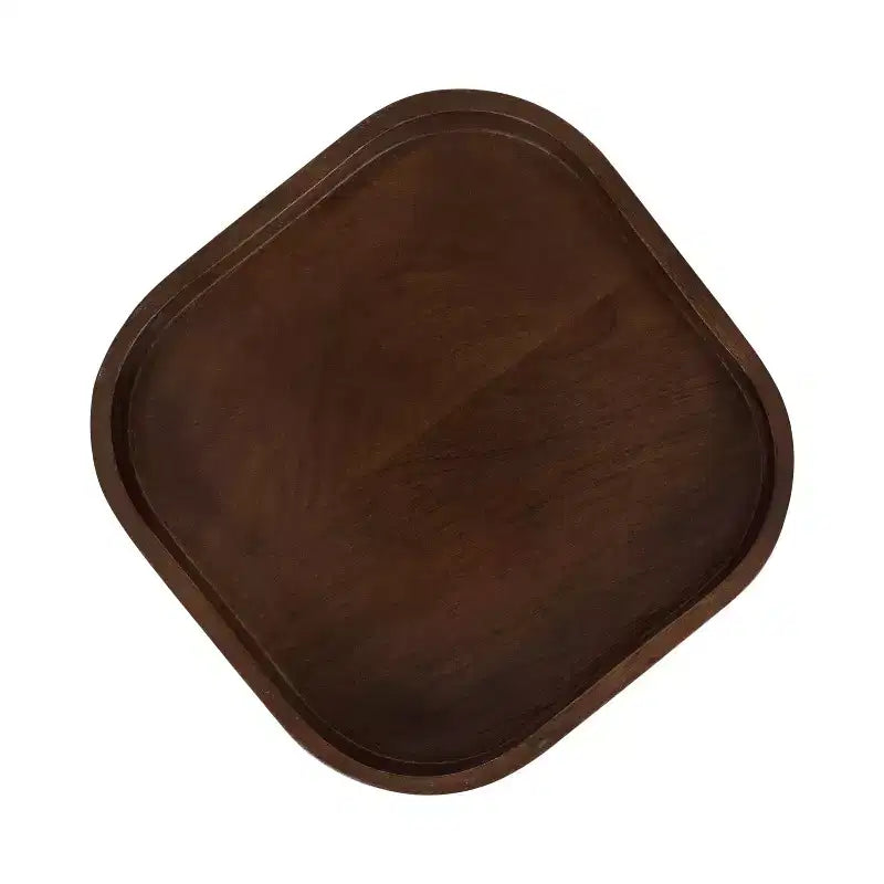 Tavolino da bibita quadrato in legno