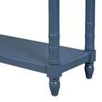 Consolle da ingresso in legno massello da 52" con cassetti e ripiano