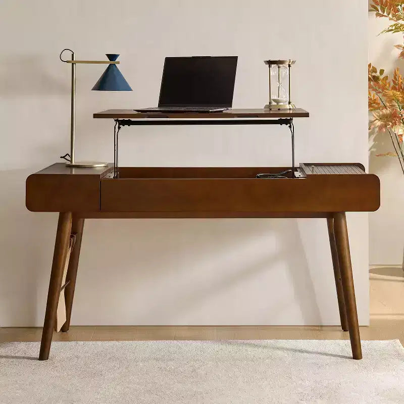 Scrivania moderna di metà secolo da 60" con piano regolabile in altezza