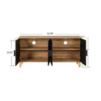 Credenza da cucina con ante intagliate a fiori, mobile multiuso con maniglie in metallo per ingresso e soggiorno