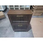 Mobile scarpiera moderno da 60 cm con 2 cassetti a ribalta – Scarpiera autoportante per ingresso, soggiorno e corridoio, noce