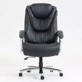 Sedia da ufficio a schienale alto regolabile in altezza con rivestimento in cotone e rotelle