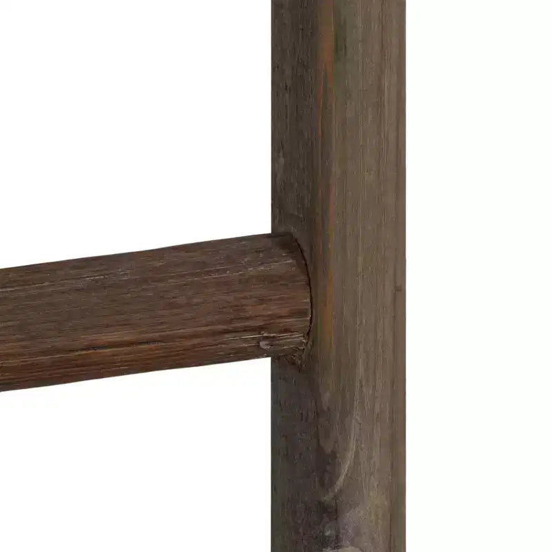 Scala Decorativa in Legno con Ganci – Porta Coperte e Asciugamani per Camera da Letto o Soggiorno