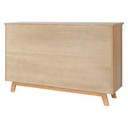 Madia di design Mid-Century Modern con 4 ante in vetro