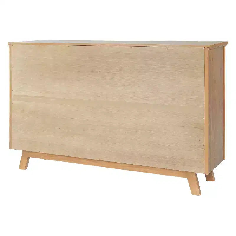 Madia di design Mid-Century Modern con 4 ante in vetro