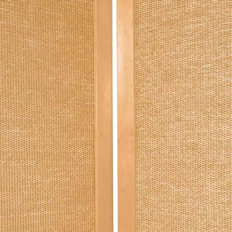 Paravento Shoji a 6 Pannelli in Iuta, 183 cm di Altezza, Naturale