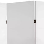 Divisorio per ambienti in tela a 5 pannelli, altezza 183 cm – Telaio in legno duro e metallo