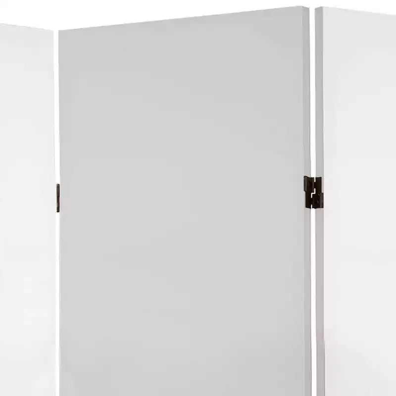 Divisorio per ambienti in tela a 5 pannelli, altezza 183 cm – Telaio in legno duro e metallo