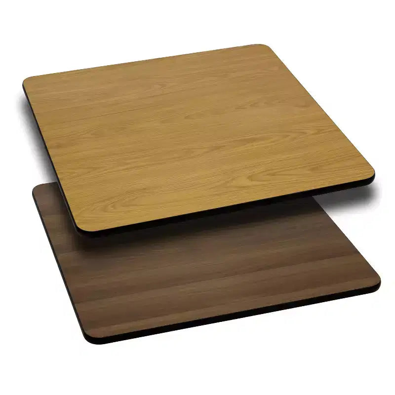 Piano tavolo reversibile quadrato in laminato da 30"