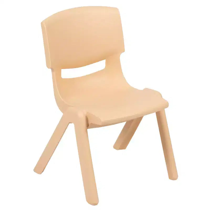 Set di tavolo attività per bambini rotondo da 33" in plastica regolabile in altezza con 4 sedie