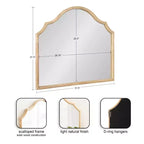 Specchio da parete ad arco Leanna Wood 32x28
