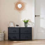 Comodini a 2 cassetti, set da 2