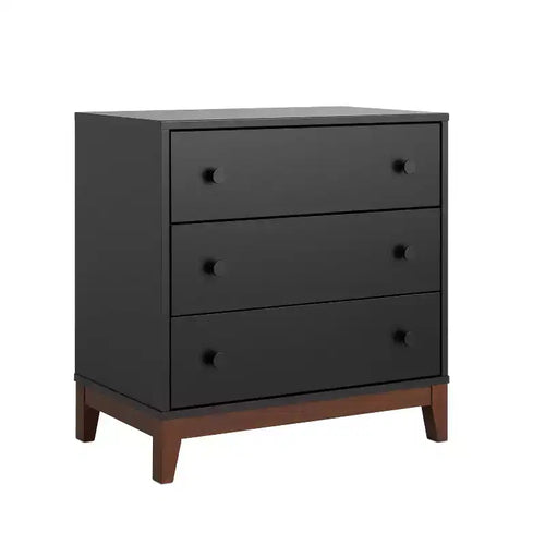 Prepac Nordik 3 Drawer Bedside Nightstand