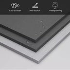 Set di tavolini da caffè rotondi nido Modern Gray